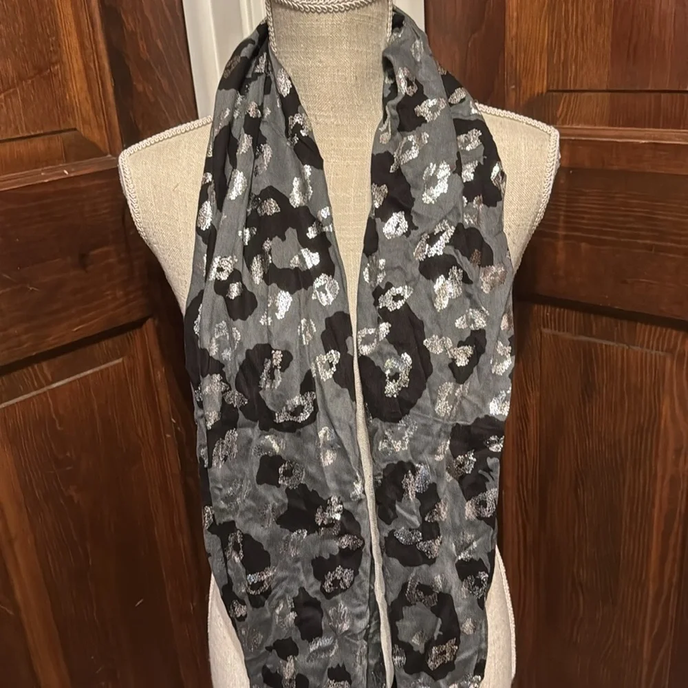 Charming Charlie Animal Print Infinity Scarf